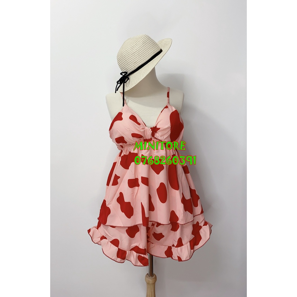 [60kg - 90kg] BIGSIZE LỤA HỌA TIẾT BÒ SỮA, VẢI LỤA MỀM MỊN MÁT MẶC NHÀ MẶC NGỦ BAO THÍCH