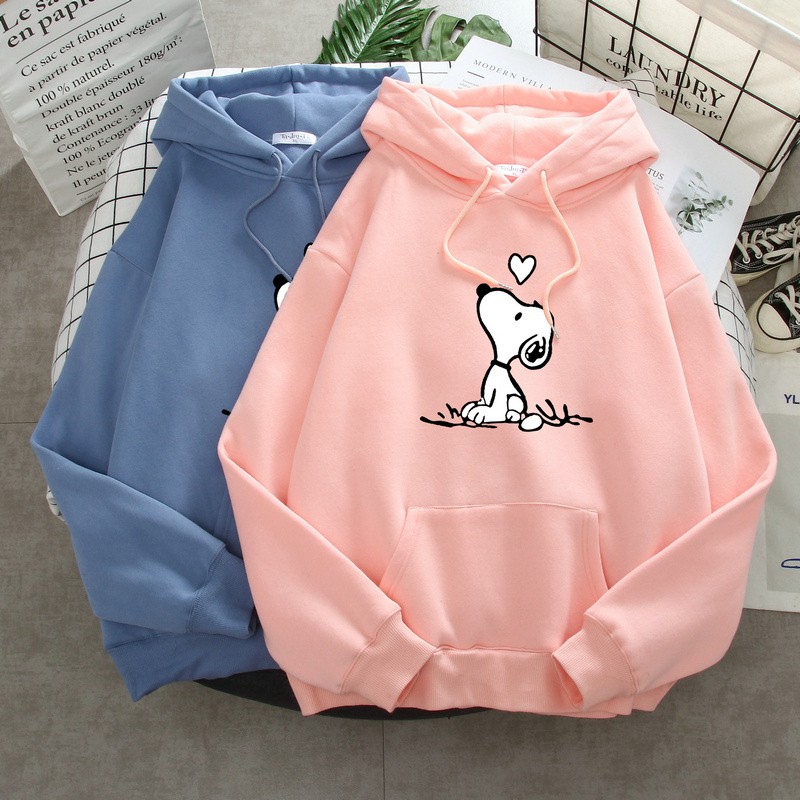 Áo hoodie cún ngồi tim HARI1120
