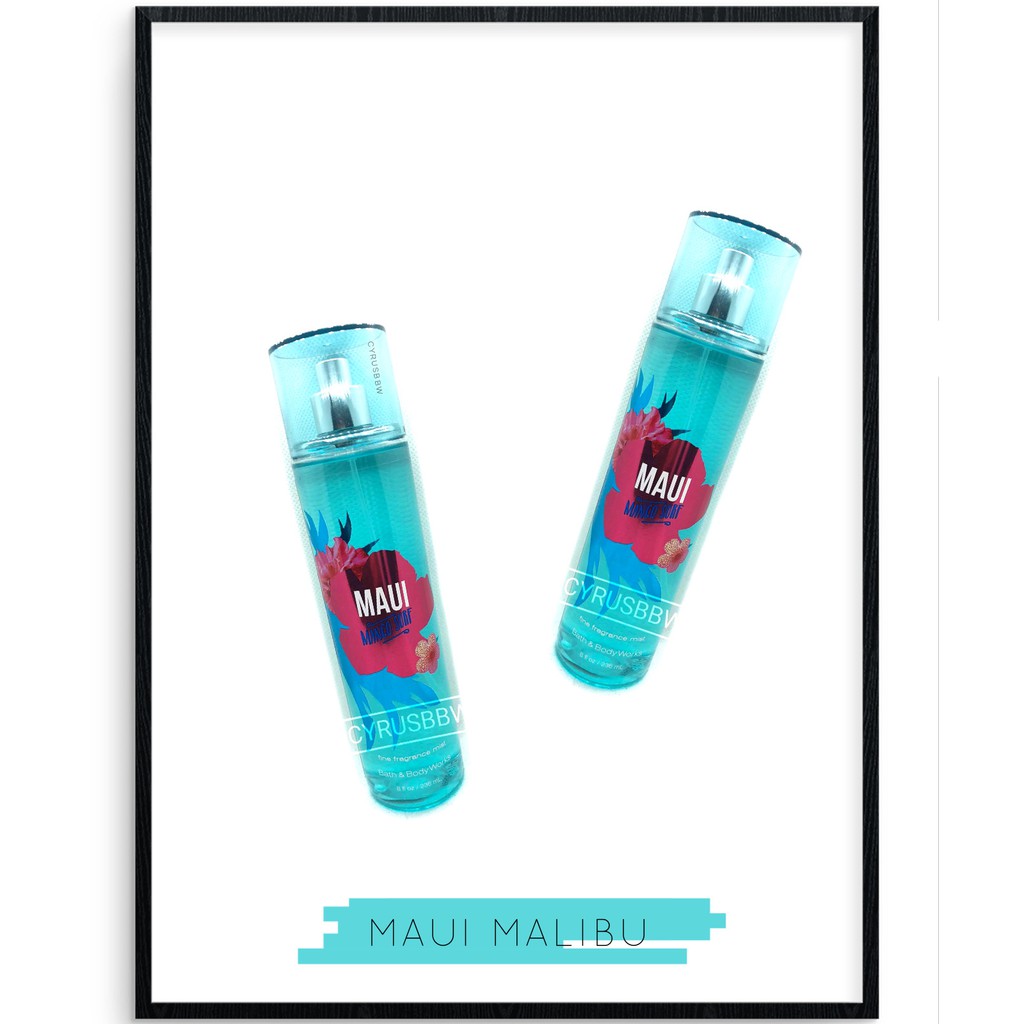 Mist Xịt Toàn Thân Bath &amp; Body Works Maui Mango Surf 236ml Từ Mỹ