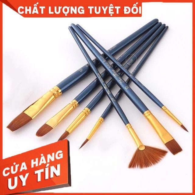 Bộ 7 cọ vẽ chuyên nghiệp đủ đầu đủ hình dạng rẻ nhất