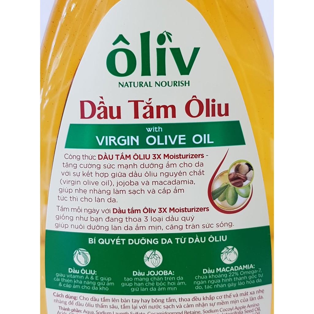 Dầu Tắm Oliv Virgin Olive Oil 650ml