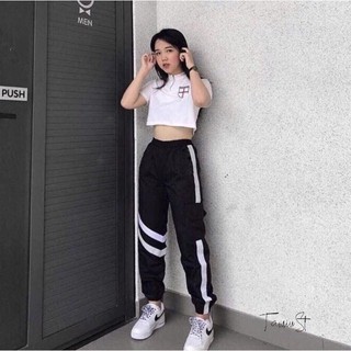 Quần jogger phản quang Unisex (Chụp flash mới PHẢN QUANG) - GQ01