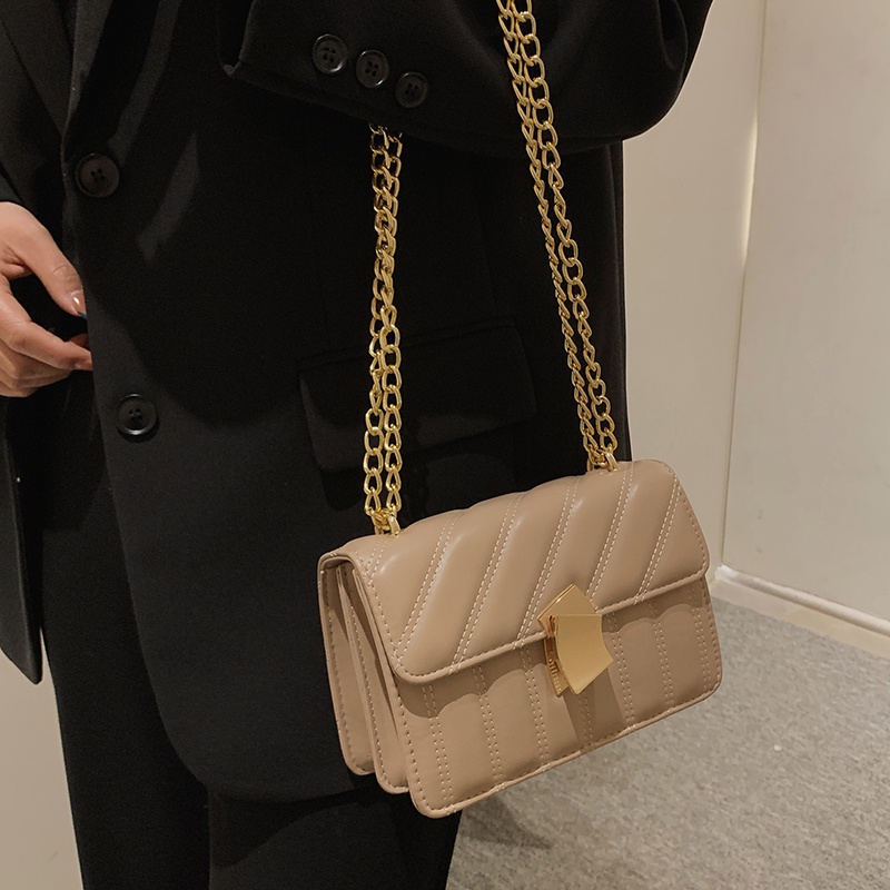 Túi đeo vai IELGY dáng vuông nhỏ phong cách phương tây thời trang cho nữ