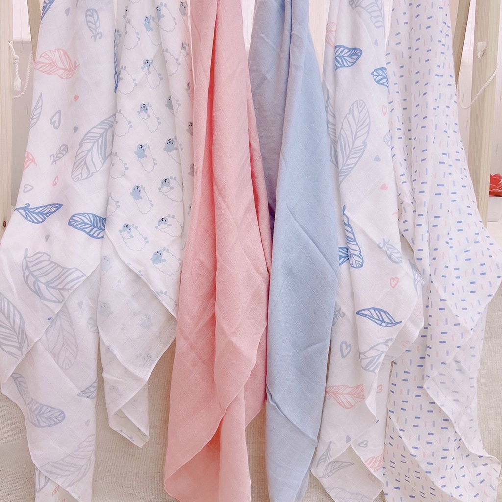 Khăn đa năng sợi tre Lovingbaby Set 2