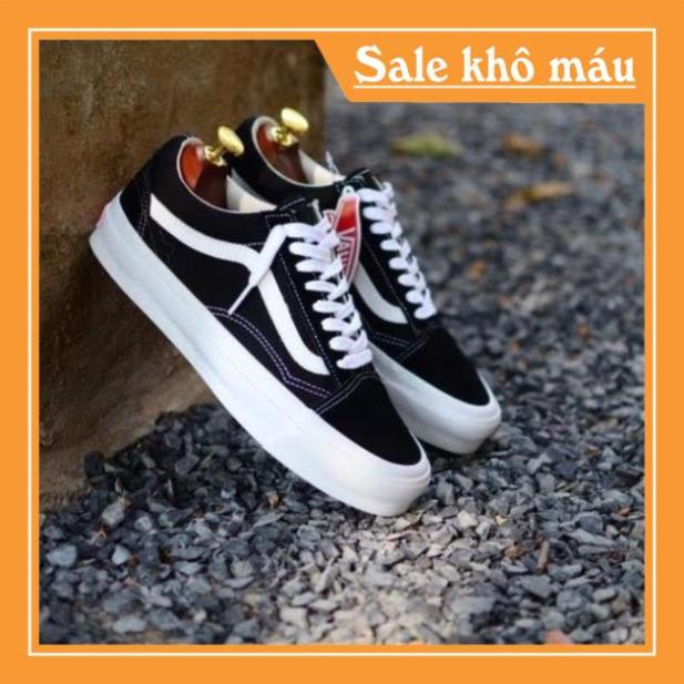 GIÀY 𝐕𝐀𝐍𝐒 VAULT OLD SKOOL MÀU ĐEN ⚡Full box bill⚡ Giày thể thao nam nữ 2021 | BigBuy360 - bigbuy360.vn