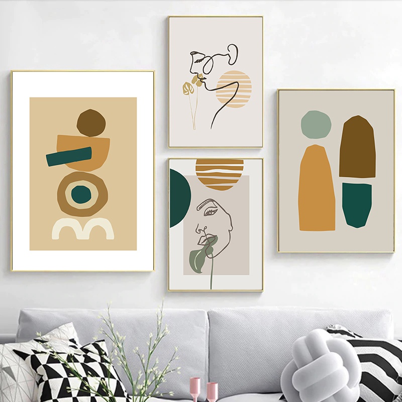 Tranh treo tường chất liệu canvas chống thấm nước tiện dụng