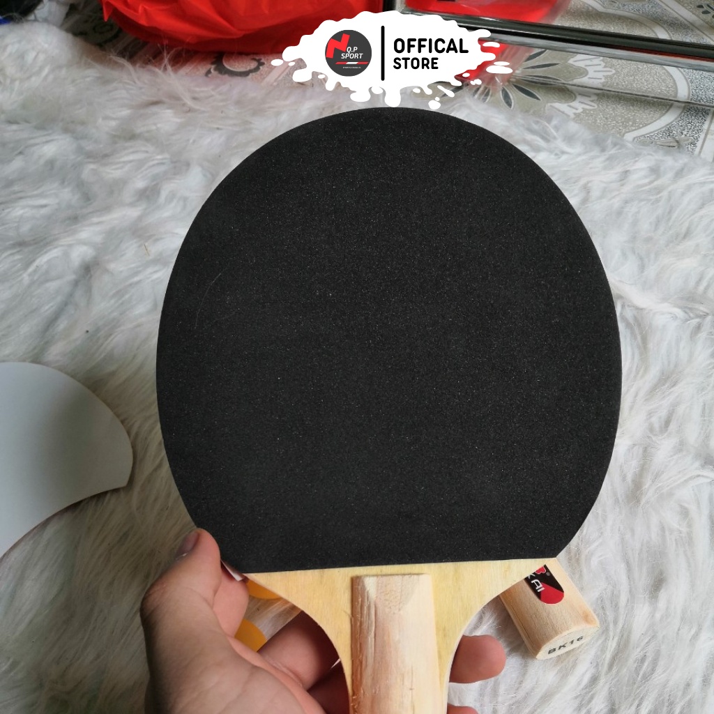 Vợt Bóng Bàn Bokai Cao Cấp (Free Ship) Tiêu Chuẩn_Dành Cho Người Mới Tập Chơi_Tằng 3 Quả Bóng Bàn | 2 Chiếc Vợt