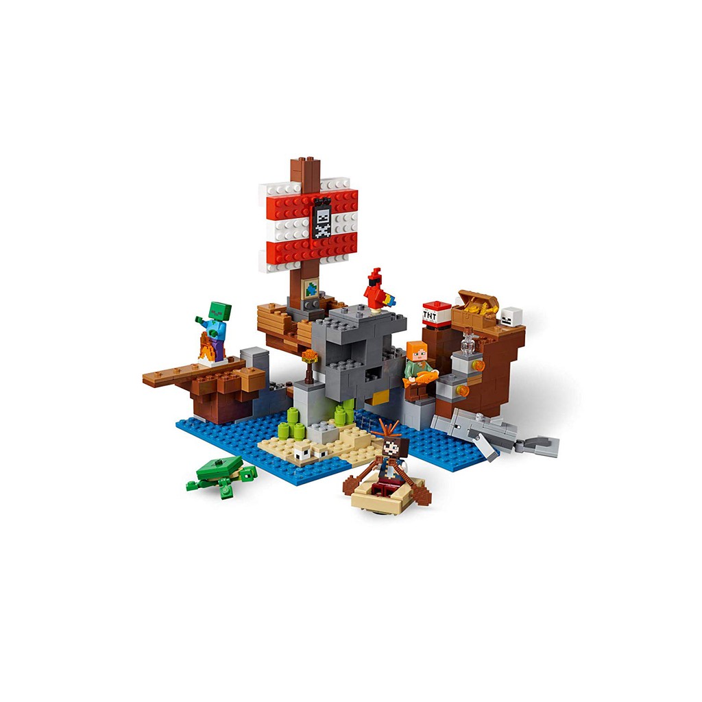 Đồ chơi LEGO Minecraft 21152 The Pirate Ship Adventure – Thuyền hải tặc