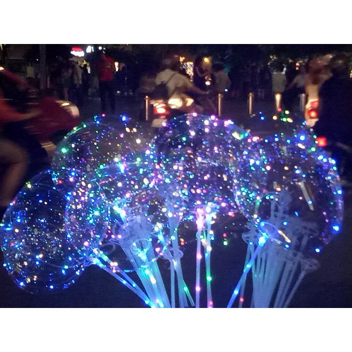 Bóng Galaxy tặng Đèn  Led+ Gậy + Pin (hàng loại 1 siêu dày, siêu an toàn)  [ GIÁ HỦY DIỆT ]