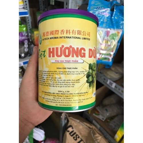 Bột Hương Dừa Hộp 500gr - Dùng Nấu Chè