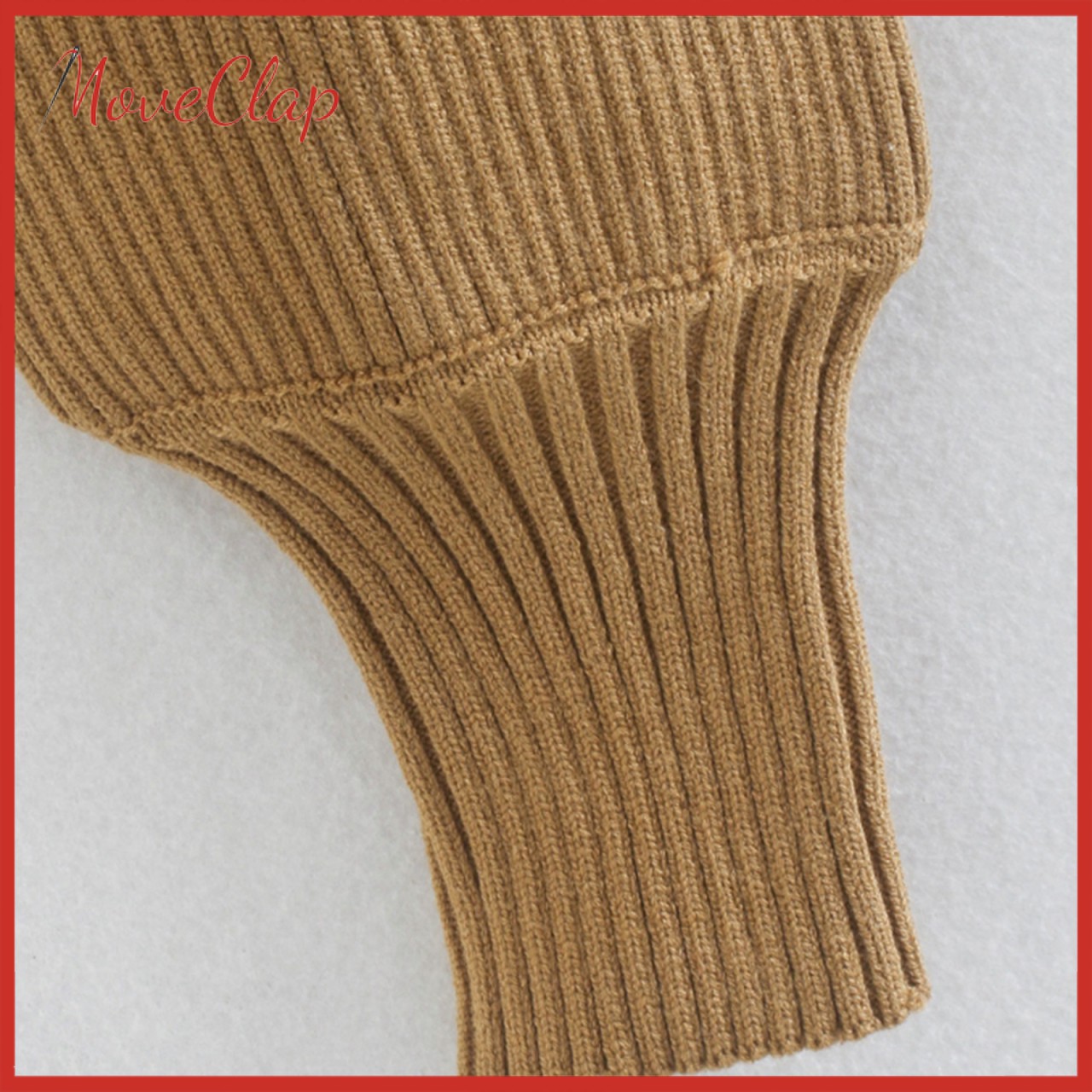 Áo dệt kim cách điệu tay dài cổ lọ thiết kế thời trang dành cho nữ | BigBuy360 - bigbuy360.vn