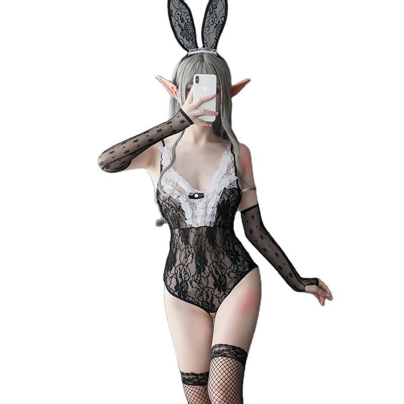 Bộ Hoá Trang Cô Gái Thỏ Ren Gợi Cảm Cám Dỗ MS1555 [CWEAR.SEXY_ĐỒ NGỦ & NỘI Y CAO CẤP] | BigBuy360 - bigbuy360.vn