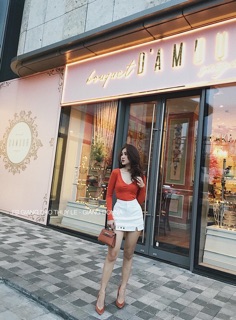 CHÂN VÁY NGẮN KHOEN LỖ 🍀🍀🍀🍀
