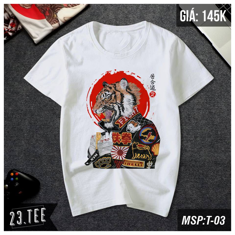 ÁO THUN NAM NỮ CỌP SAMURAI CAO CẤP