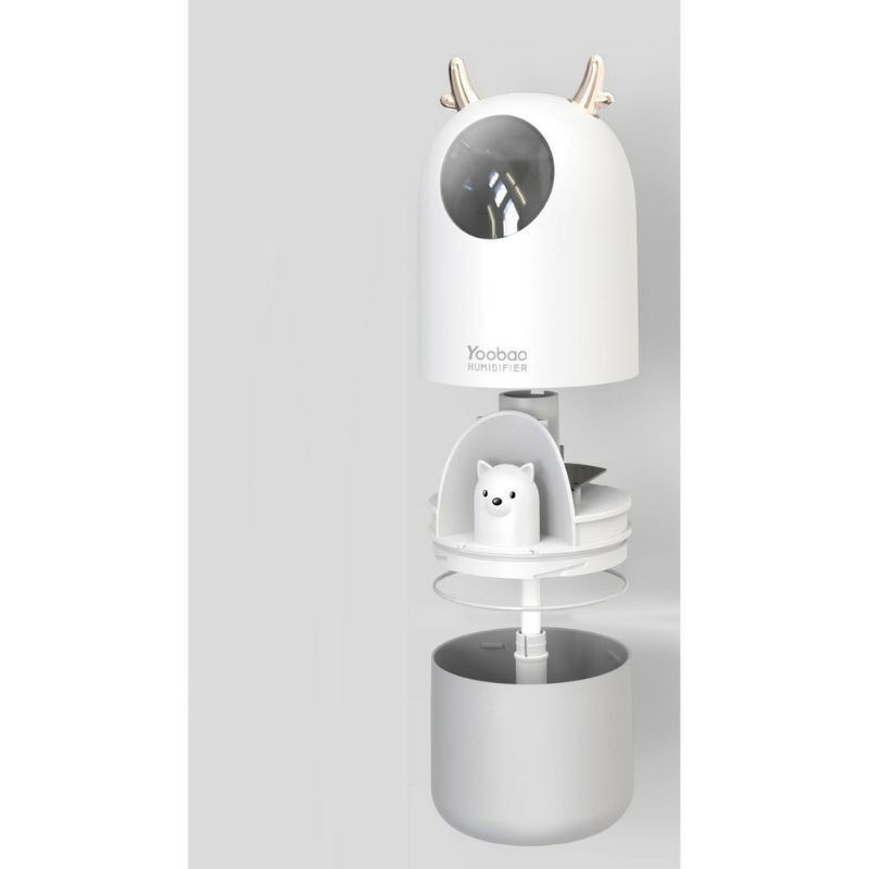Máy Phun sương Yoobao tích hợp đèn ngủ , dễ dàng nạp điện , thiết bị không thể thiếu khi dùng điều hòa