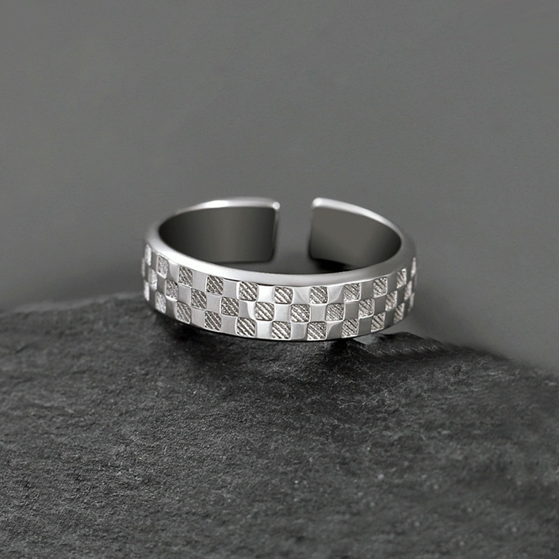 Nhẫn Thiết Kế Dạng Mở Phong Cách Retro Cá Tính Cho Nam