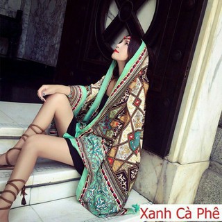 khăn choàng boho đi biển, khăn choàng thổ