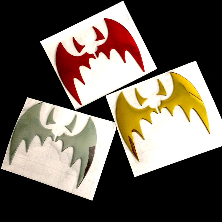 3D Motif Bat stickers for Vehicles