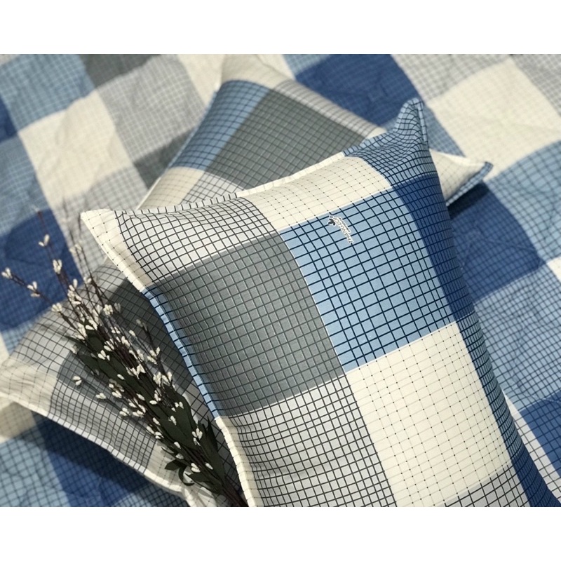 Drap Thắng Lợi, ga giường cotton chuẩn logo CTY đẹp thoáng mát mẫu CARO