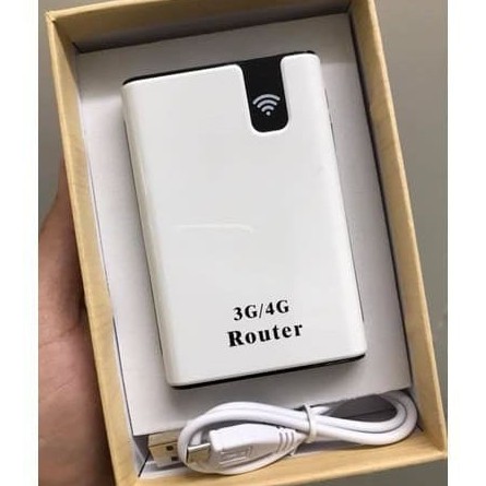 Bộ phát Wifi MiFi7 4G tích hợp pin dự phòng 7800mAh BẢO HÀNH 12 THÁNG