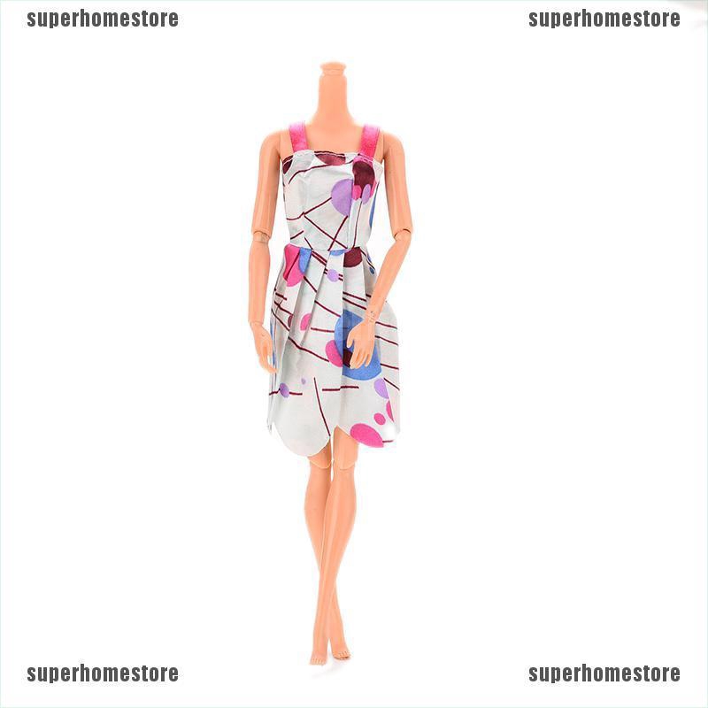 Bộ 10 đầm búp bê thời trang làm thủ công cho bé gái