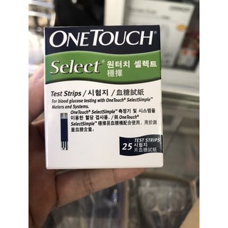 [ 25 Que] Que Thử Của Máy Đo Đường Huyết OneTouch Select Simple