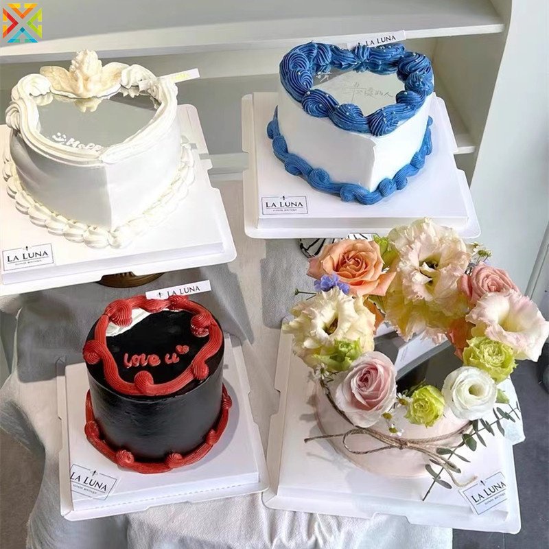 Cây Cắm Trang Trí Bánh Kem Bằng Acrylic Tráng Gương Phản Quang Độc Đáo Trang Trí Tiệc Cưới / Valentine