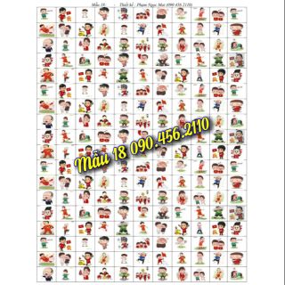 Sticker Cầu thủ Việt Nam