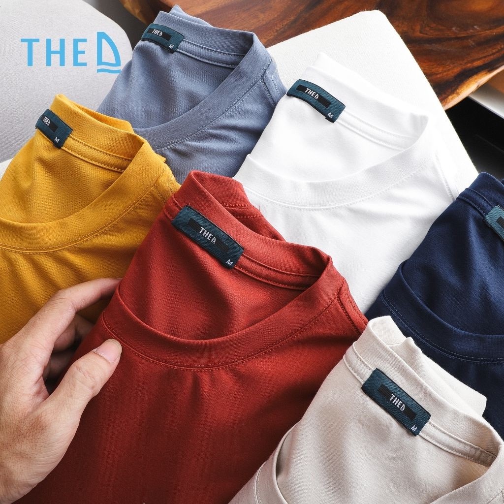 Áo Phông Nam The D Cổ Tròn Dáng Regular Fit, Chất Liệu Cotton Mềm Mịn, Thấm Hút Mồ Hôi Tốt AP 5501 | BigBuy360 - bigbuy360.vn