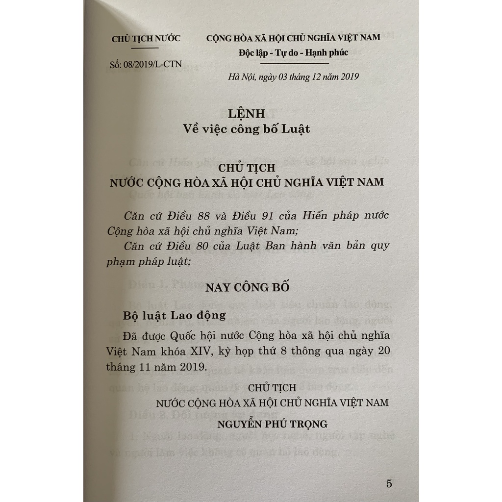 Sách-Bộ Luật Lao Động
