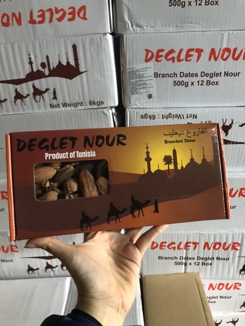 Chà là nguyên cành Deglet cực ngon