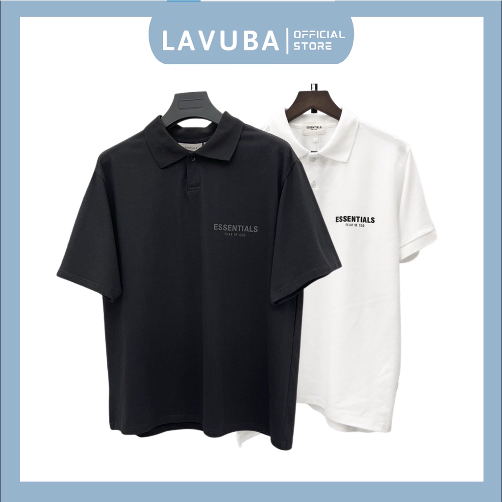 Áo polo ESSENTIALS nam LAVUBA áo thun có cổ nam chất liệu cotton cá sấu đẹp cho nam nữ