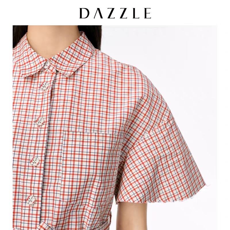 Đầm sọc đỏ Dazzle