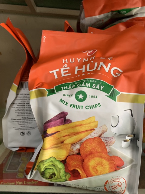 Trái cây thập cẩm sấy Tề Hùng 500gam -date mới