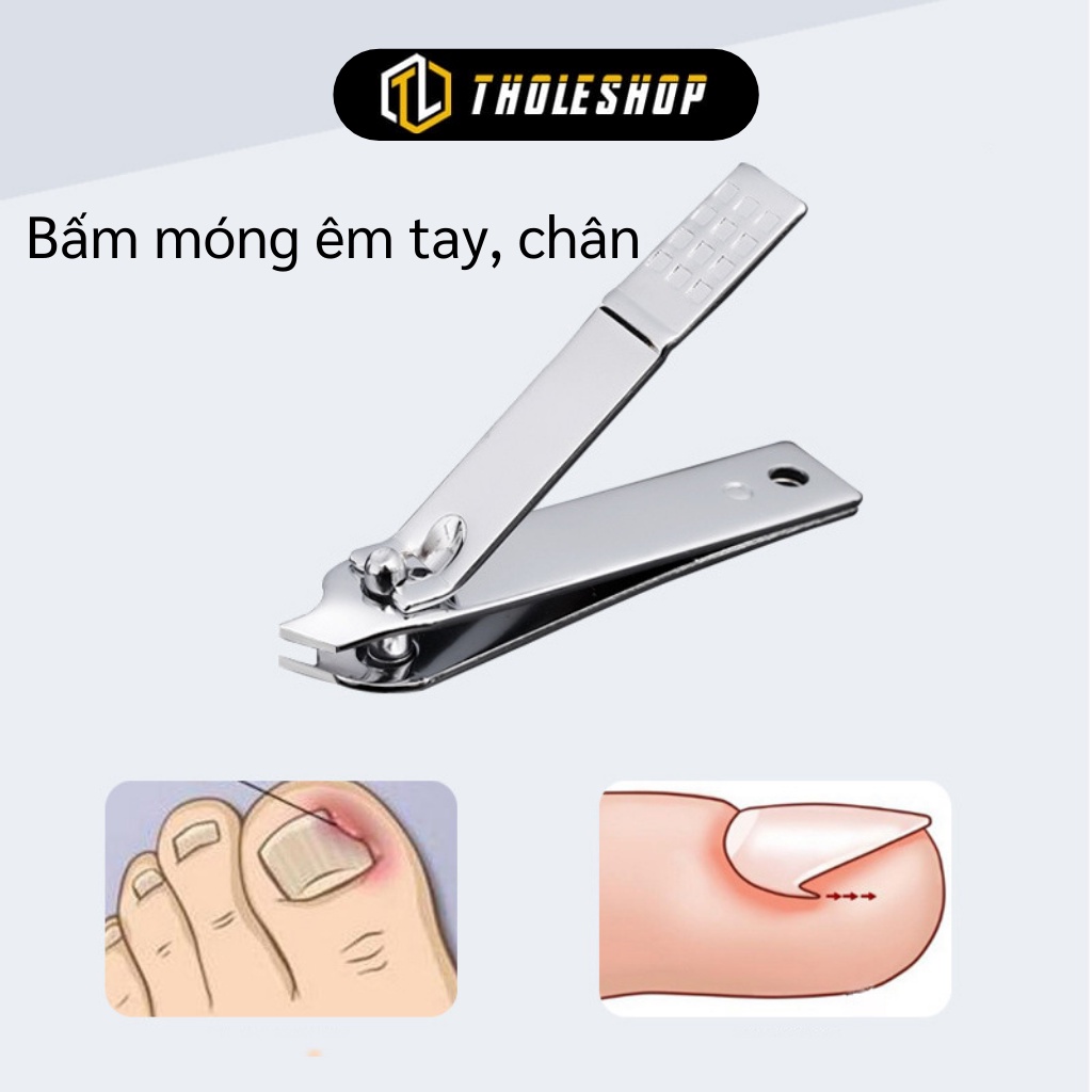 Bộ Bấm Móng - Kiềm Cắt, Bấm Móng, Lấy Ráy, Nặn Mụn, Kéo Tỉa Lông Mày Inox 13 món, Làm Nails 3801