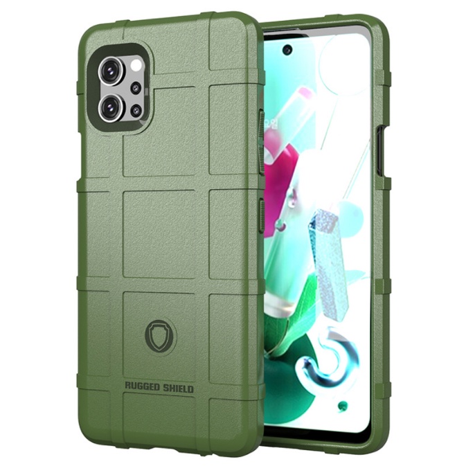 Ốp lưng cho lg q92 Heavy Duty Armor Rugged Shield Vỏ TPU mềm chống sốc cho lg q92