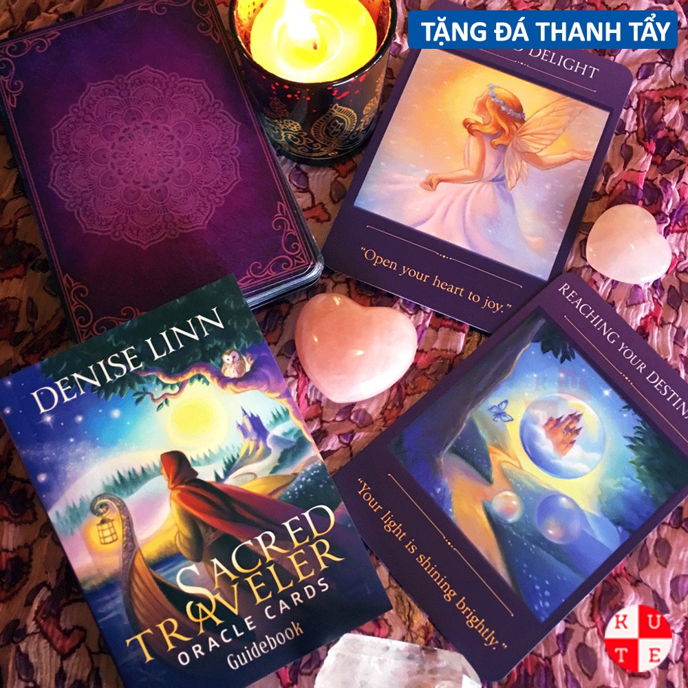 Bài Oracle Sacred Traveler 52 Lá Bài Tặng File Tiếng Anh Và Đá Thanh Tẩy C63