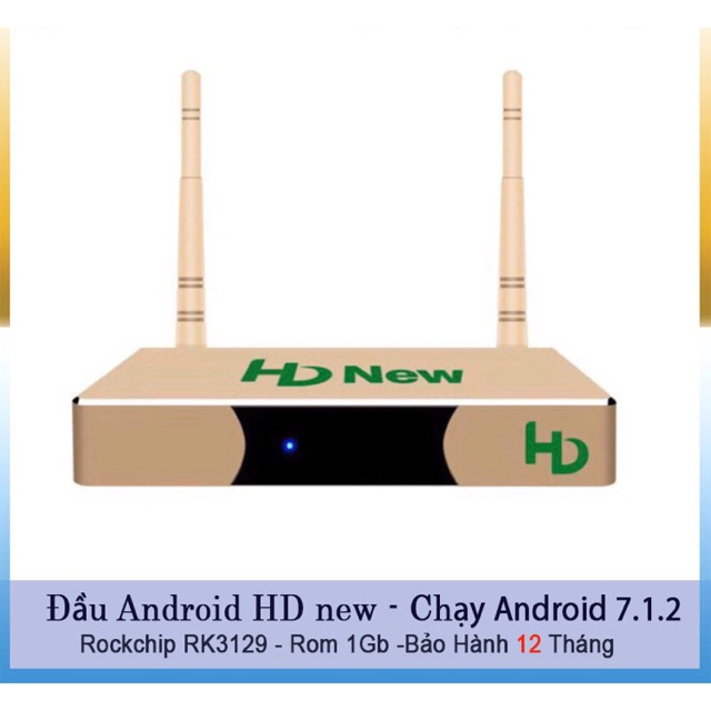 Đầu Box TV android HD new - hệ điều hành 7.1.2