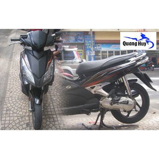 Tem trùm air blade thái đen chỉ đỏ, độ team trùm ab thái dán phủ dàn áo xe đỏ đen rẻ đẹp