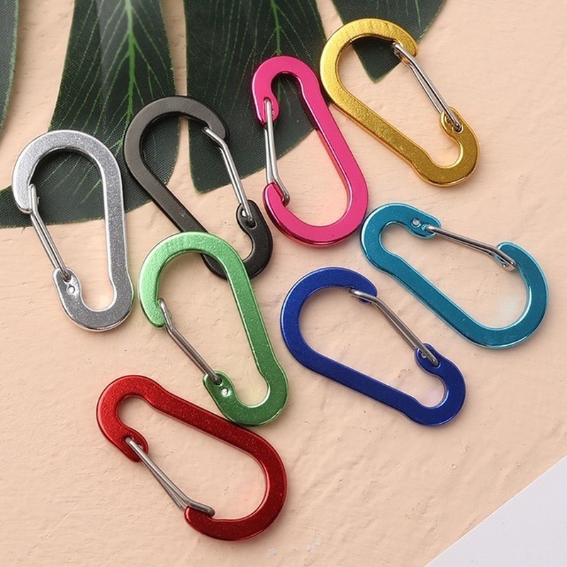 Móc Khóa Carabiner Bằng Hợp Kim Nhôm Đa Ứng Dụng Cho Hoạt Động Ngoài Trời