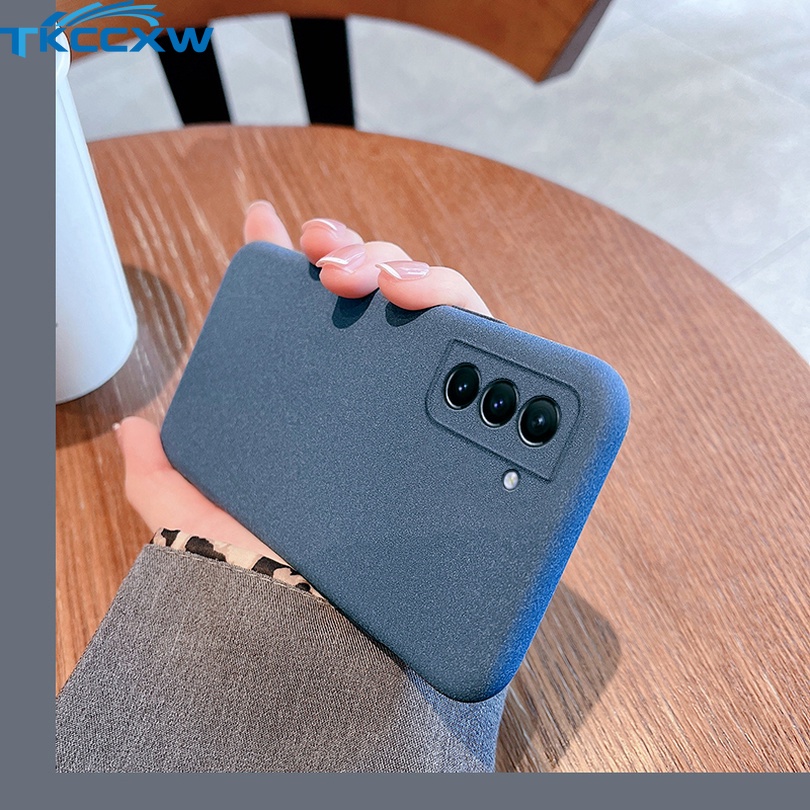 Ốp Điện Thoại Silicon Mềm Nhám Chống Dấu Vân Tay Cho Samsung Galaxy S22 Plus S22 Ultra A23 A33 A53 A03 M23
