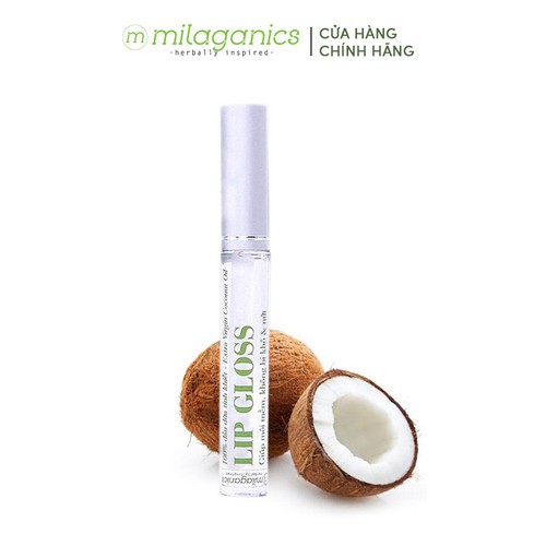 Combo Mascara Dưỡng Mi Dầu Dừa MILAGANICS 5ml + Tinh Chất Dưỡng Môi Lip Gloss MILAGANICS 5ml | BigBuy360 - bigbuy360.vn