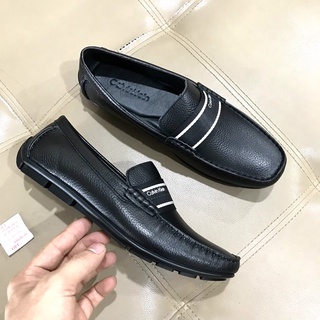Giầy Da Lười Nam Giầy Mọi Giầy Mô Ca Da Thật