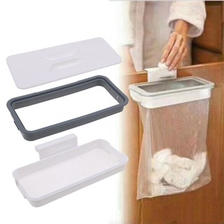 Storage Racks Garbage Bag Holder Convenient White Plastic