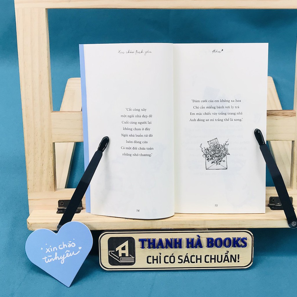 Sách - Xin Chào Tình Yêu (Kèm Bookmark) - Những cảm xúc về tình yêu - Hiên - Thanh Hà Books HCM