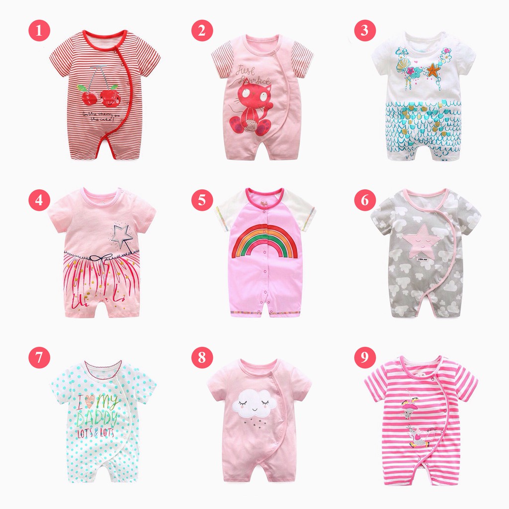 Body cộc tay First Movement bé gái từ 6-15kg