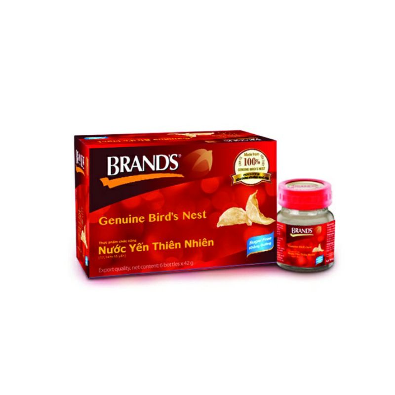 Nước Yến Brand's 42ml và 70ml (6 hủ) nhập khẩu thái lan