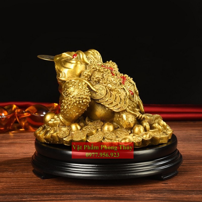 Thiềm Thừ - Cóc Ngậm Tiền Đồng Tài Lộc cỡ Trung