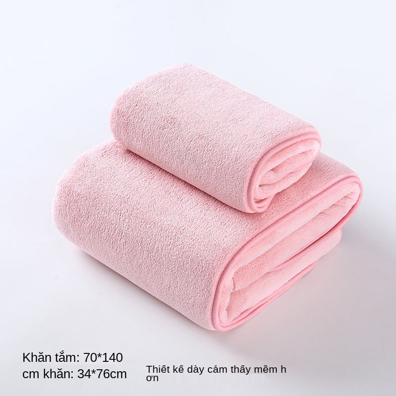 Khăn tắm gia dụng thấm hút tốt hơn cotton nguyên chất, khô thoáng và không rụng lông, nữ có thể mặc quấn đôi nam l