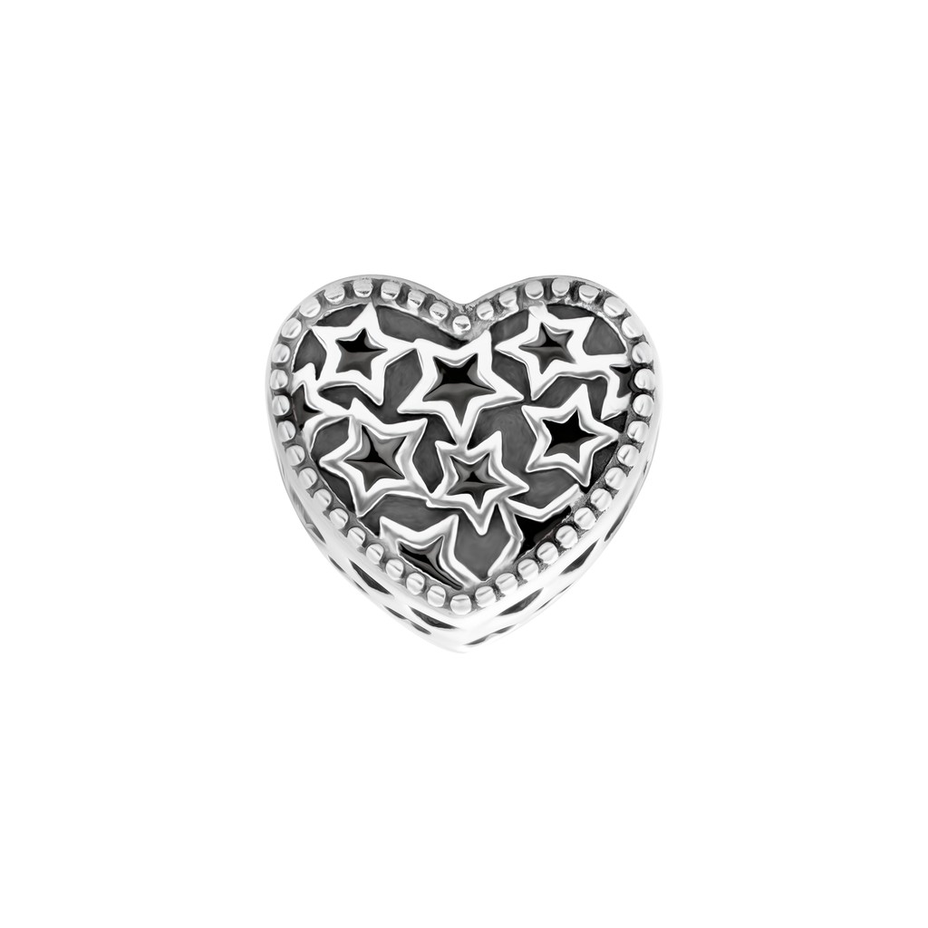 Hạt Charm Xỏ DIY PNJSilver Hình Trái Tim 0000A060002